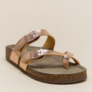 NIB Madden Girl Brycee Rose Gold Sandals